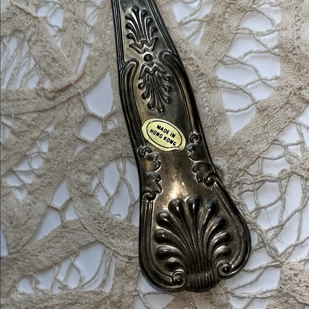 Vintage Victorian Style Sheffield Silver Plate Cutlery Marvelous Set of 4 Cake